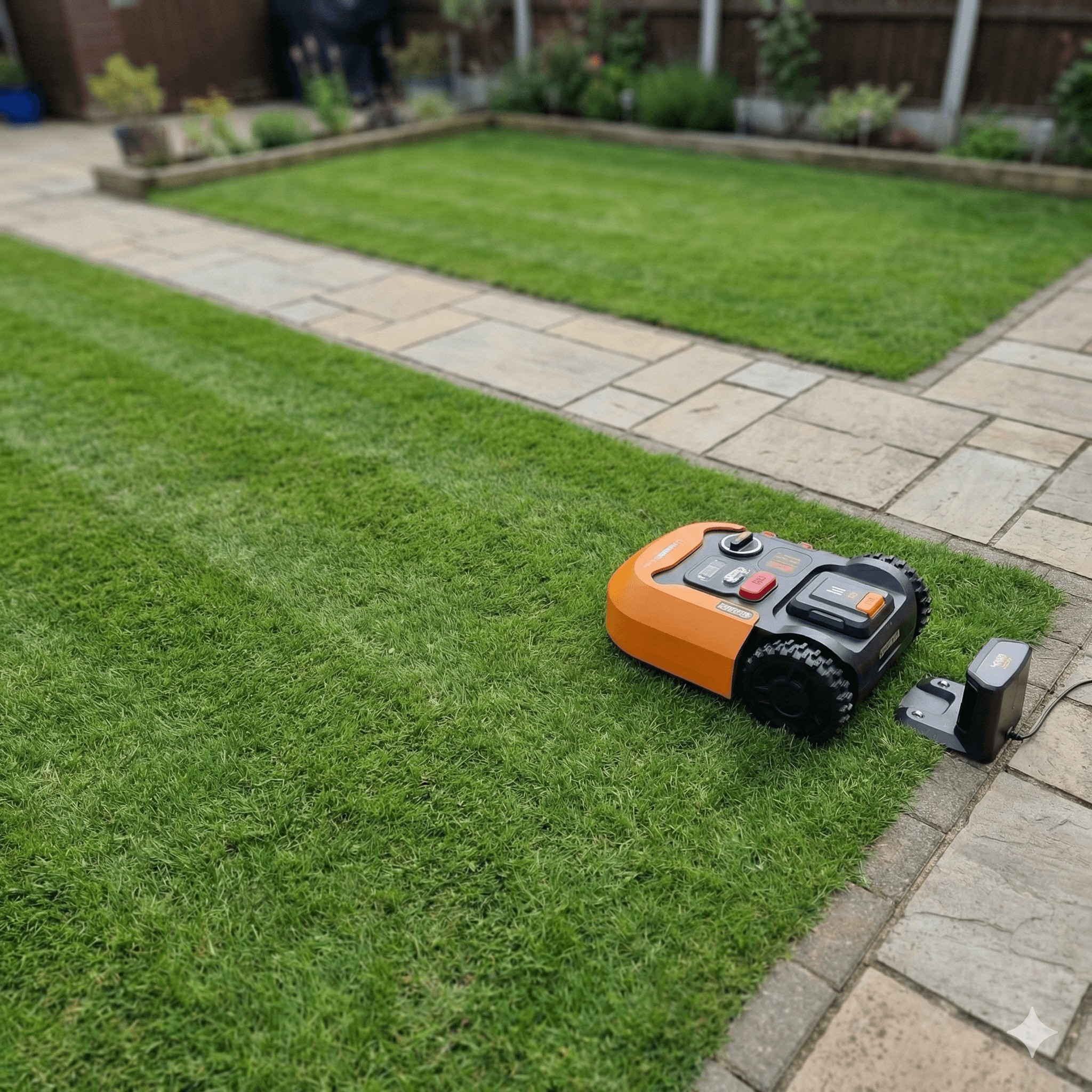 Robot tondeuse et zones séparées : Comment gérer deux pelouses non connectées ?